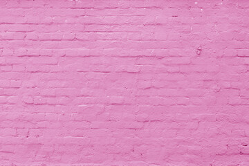 Pink brick building wall. Interior of a modern loft. Background for design