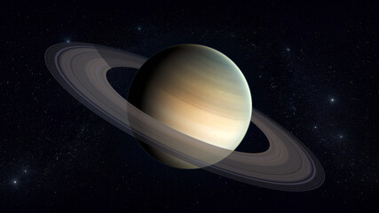 Saturn - planets of the Solar system in high quality. Elements furnished by NASA © Maxim