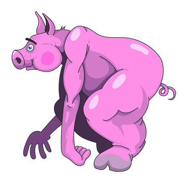 Cochon ob&egrave;se