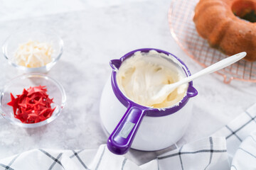 July 4th bundt cake