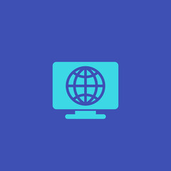 network connection icon, vector
