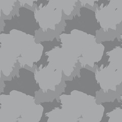 Obraz premium Black and White Brush Stroke Camouflage Abstract Seamless Pattern Background