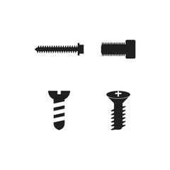 screw nail vector