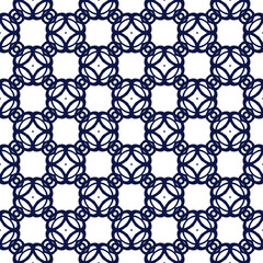 Fototapeta premium Abstract geometric pattern with stripee arabic line style. A seamless vector background.