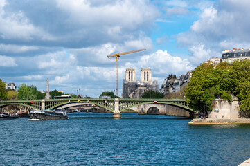 Notre-Dame de Paris en reconstruction