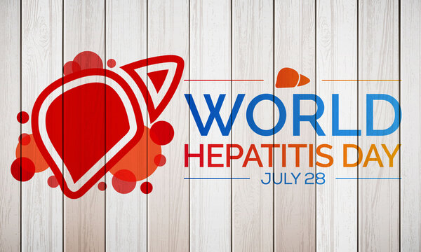 World Hepatitis day is observed every year on July 28, When the liver is inflamed or damaged, its function can be affected and certain medical conditions can cause hepatitis. Vector illustration.