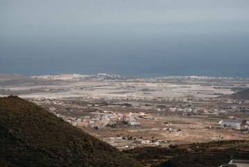 Beautiful View on Tenerife Island, Spanish tourism place in Europe