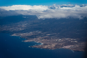 Fototapeta na wymiar Beautiful View on Tenerife Island, Spanish tourism place in Europe