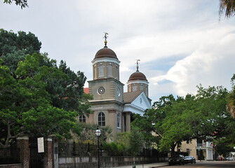 Historical Church in the Old Town of Charleston, South Carolina © Ulf