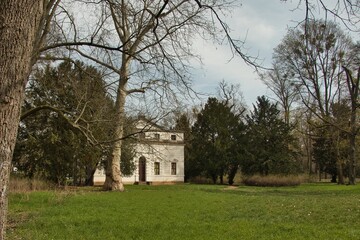 Rückseite Fremdenhaus im Georgium