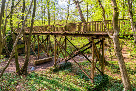 Br&uuml;cke &uuml;ber den Katzenlochbach im Kottenforst
