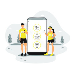smartphone app to track health
