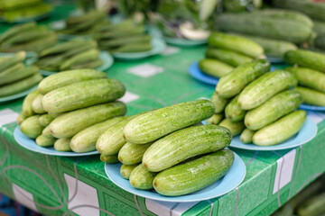 Seasonal vegetables sold in fresh markets in northern Thailand.