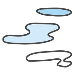 雲のイラスト　年賀状素材