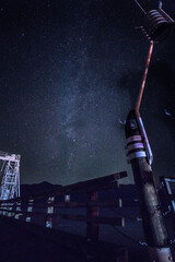 Night Milky Way of Porteucove in Canada