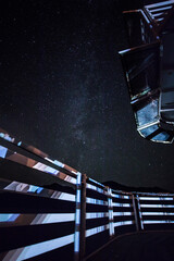 Night Milky Way of Porteucove in Canada