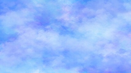 雲と空のイメージの背景イラスト素材