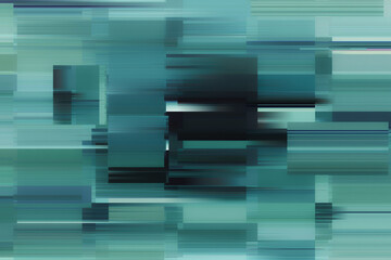 Modern background with dead pixel and bug, glitch and error signal. Optical distortion, overlapping geometric. It can be used for web design, printed products and visualization of music.