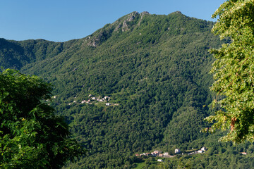 Alesani valley in the Corsica mountain