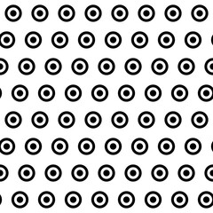 Diagonal dots pattern. Seamless circles ornament. Vector.