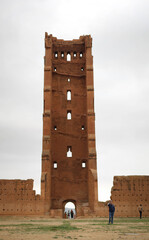 Historic fortress minaret from the first islamic age of algeria