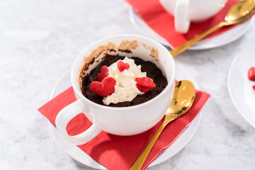 Chocolate mug cake