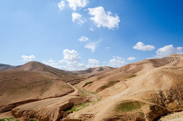 Desert landscape near Jerusalem, Israel.