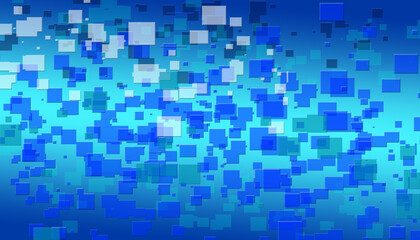 abstract blue background with squares