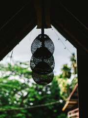 Silhouette lamp with interior design