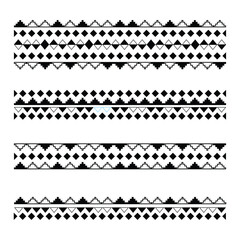 Middle East Arabic pattern design, Riyadh, Saudi Arabia ornament Sadou culture, Najd design, editable stroke
