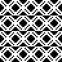 Rhombuses pattern. Black color of rhombuses. Vector.