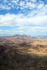 Fototapeta na wymiar Nevada Desert Aerial View