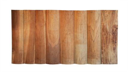 Wood surface cut isolated on white background. This has clipping path. 