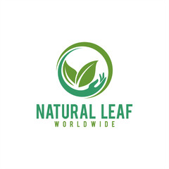 Natural Green leaf ecology nature element vector,Green ecology logo vector icon illustration