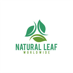 Natural Green leaf ecology nature element vector,Green ecology logo vector icon illustration