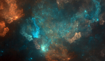 Fototapeta na wymiar Plasma Nebula - 13k