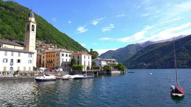 Europe, Italy  May 2021 Lake of Como, George Clooney residence. Villa Oleandra, Laglio 