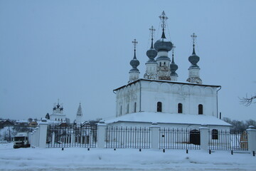Winter in Suzdal, Russia - obrazy, fototapety, plakaty