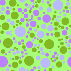 spring and summer seamless pattern,multicolor polka dot fabric, wallpaper, vector.
