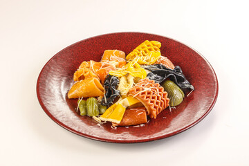Colour pasta mix for kids