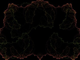 Imaginatory fractal background generated Image