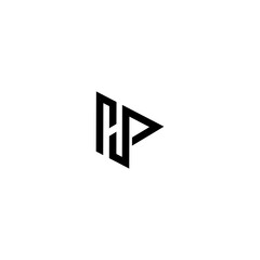 Letter hp ph Icon Vector Logo Template