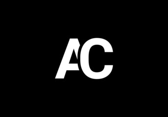 this creative and unique latter AC logo design