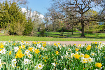 Wiesbaden, Kuranlagen, 20.04.2021.