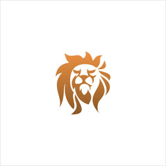 Lion creative logo design vector template