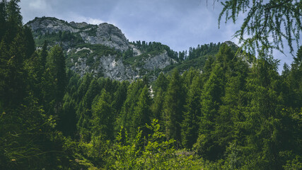 The amazing view of the Dolomiti mountains from Longkofel - next to Dobiacco lake