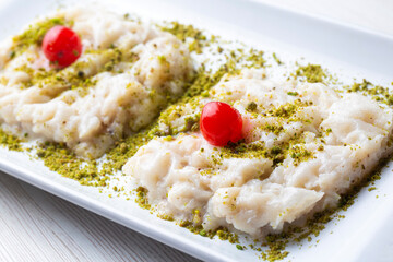 Turkish Traditional Ramadan Dessert Gullac