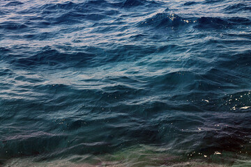Background of deep blue sea