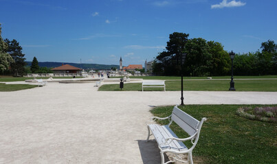 The surroundings of Lake Balaton. Festetics Palace. Hungary.	
