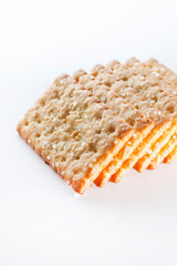 sugar coconut biscuits in white background